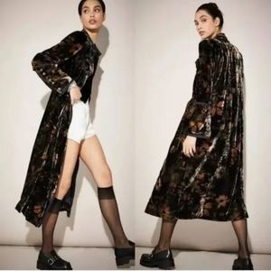 NWT Free People Velvet Hazel Duster XS